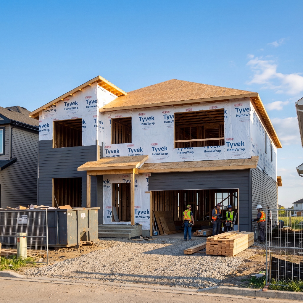 New Construction by Sidhu Siding in Calgary